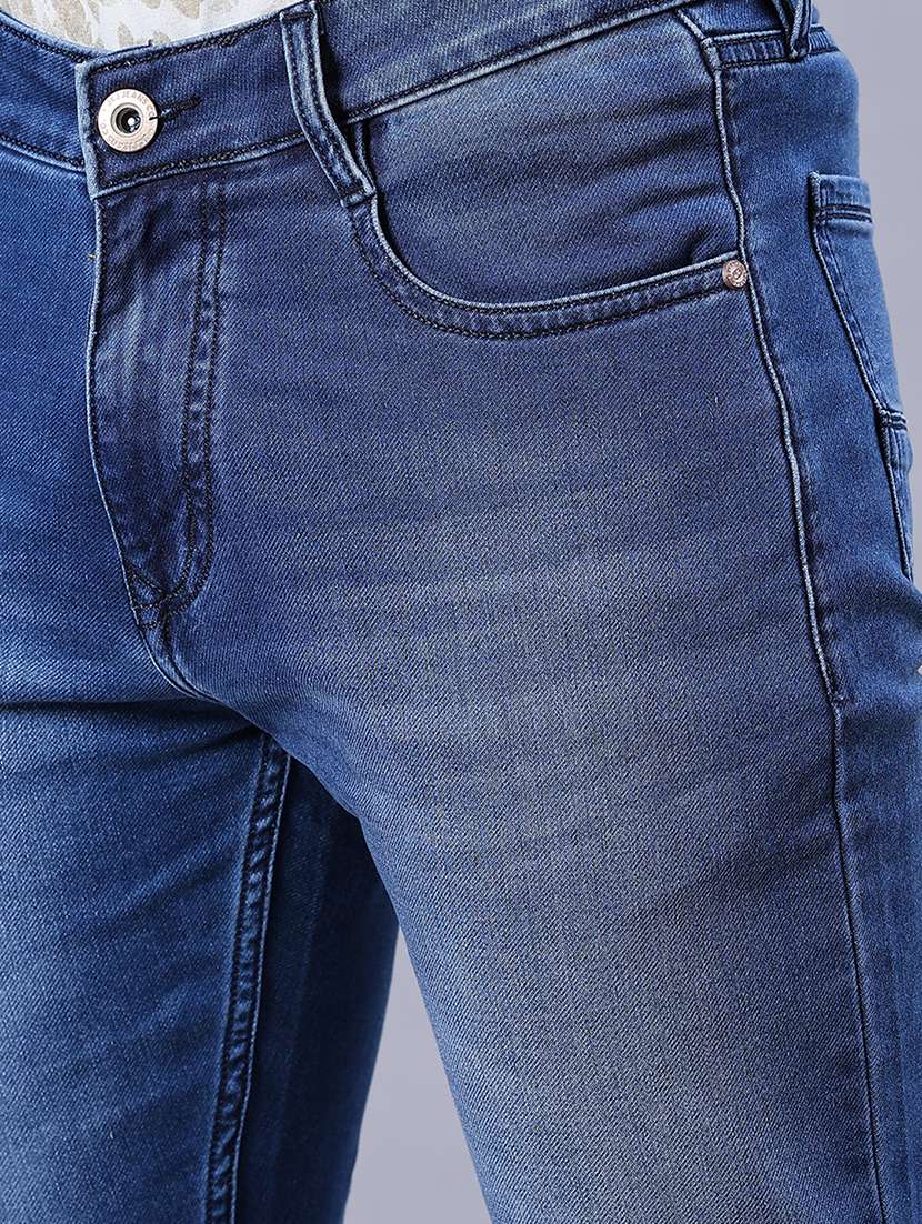 men washed mid rise full length jeans - 21979498 -  Standard Image - 5