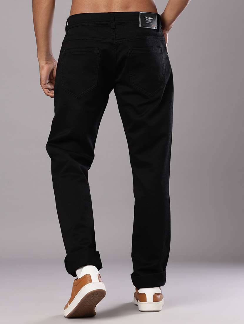 men solid mid rise straight fit jean - 21979508 -  Standard Image - 3