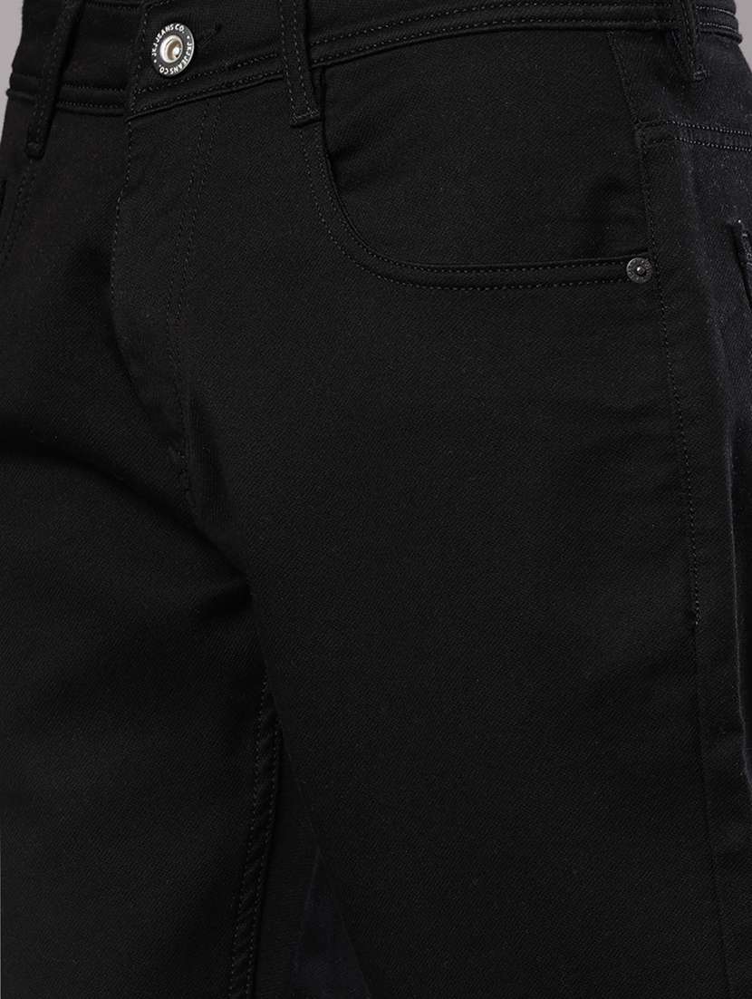 men solid mid rise straight fit jean - 21979508 -  Standard Image - 5