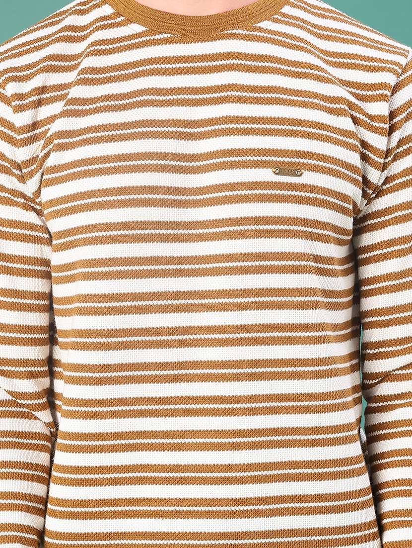 men striped long sleeve regular fit pullover  - 21979690 -  Standard Image - 5