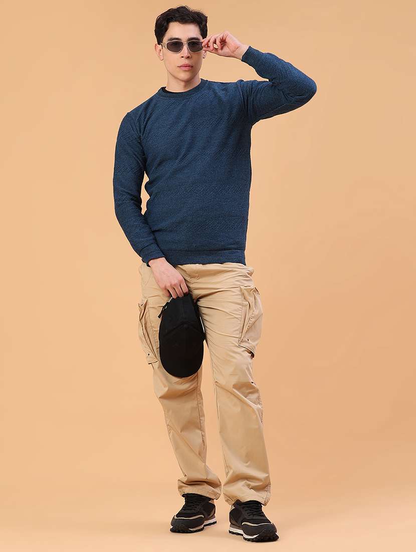 men self designed long sleeve pullover - 21979719 -  Standard Image - 5