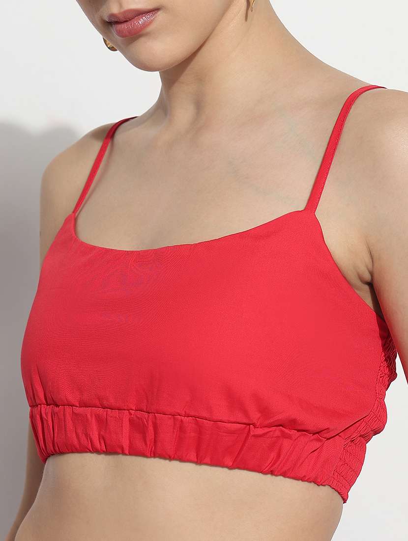 women solid shirt and short with tank top set - 21979728 -  Standard Image - 5