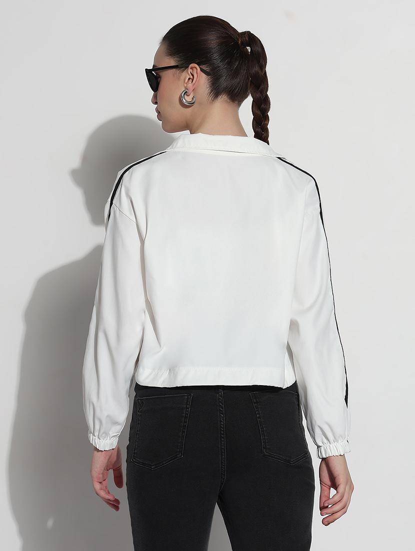 women tapered long sleeve windcheater jacket - 21979832 - Standard Image - 3
