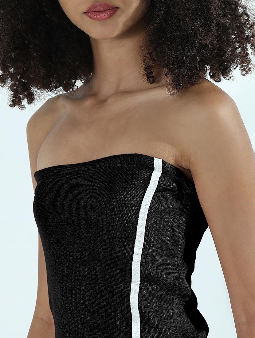 women black tapered tube bodycon dress - 21979863 - Standard Image - 5