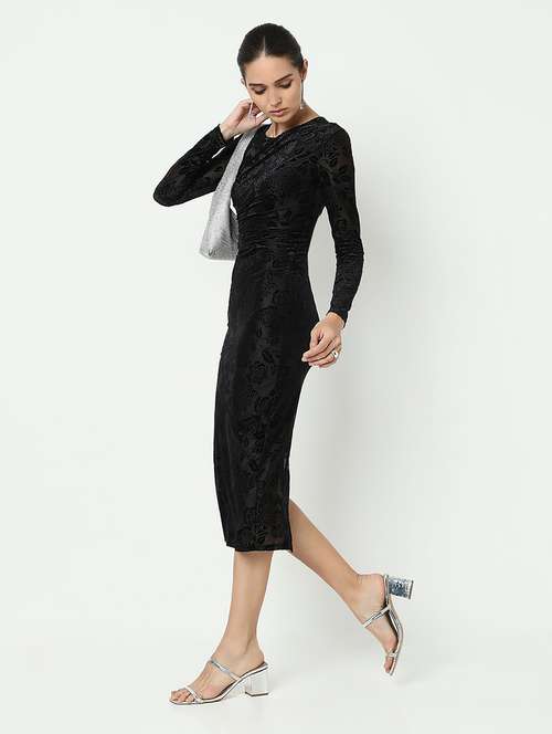 women self designed long sleeve bodycon dress - 21979884 -  Standard Image - 0