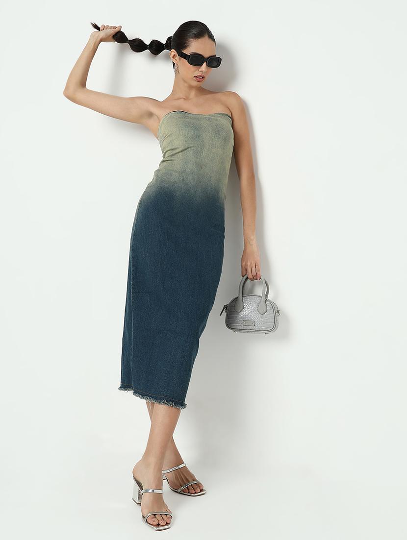 women ombre print tube bodycon dress - 21979890 - Zoom Image - 0