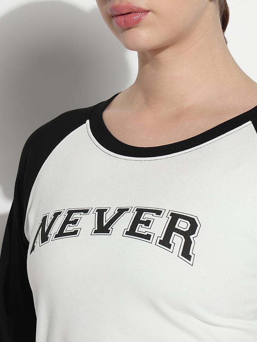 women color blocked long sleeve t-shirt - 21979982 - Standard Image - 5