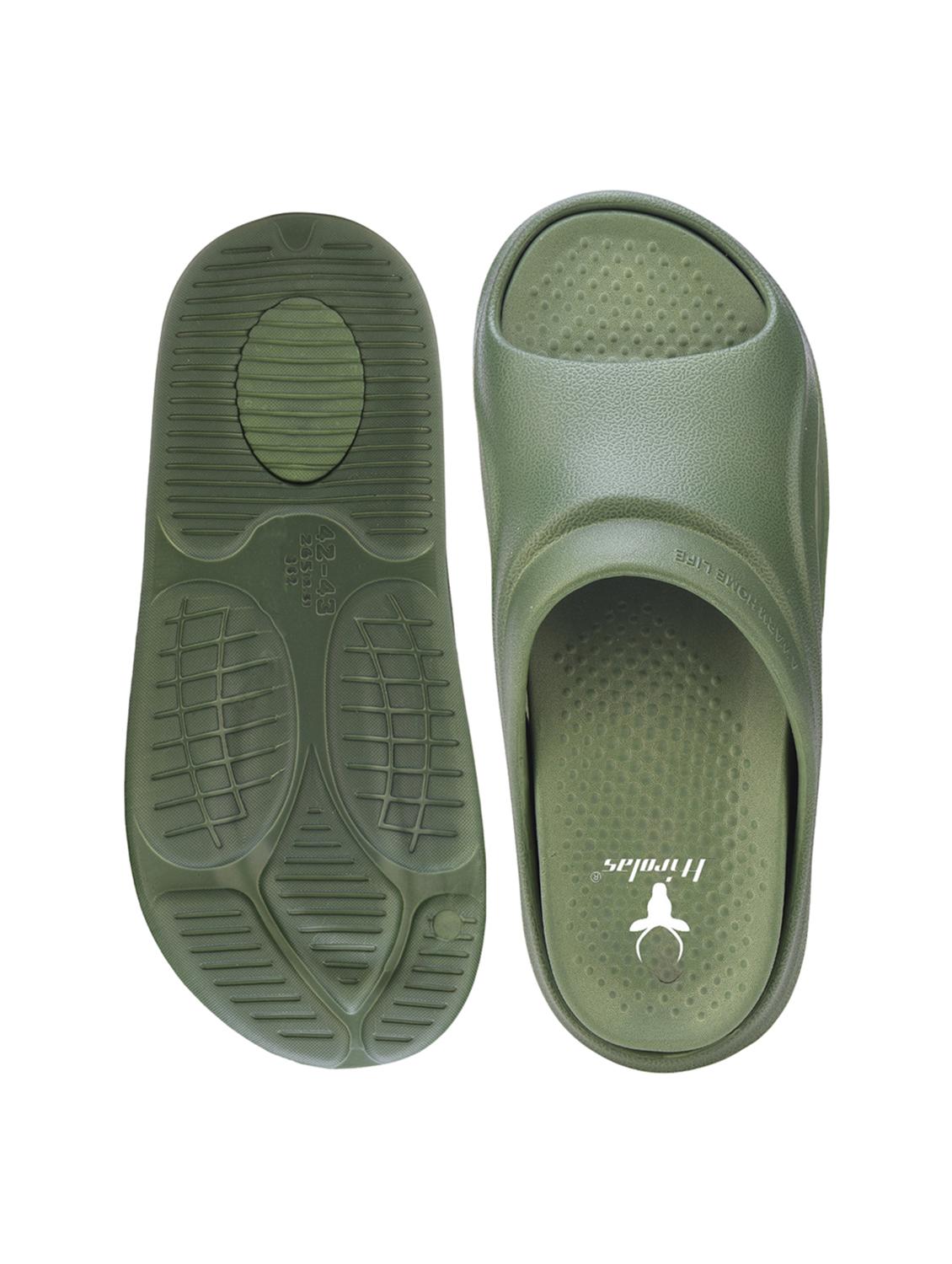 men olive solid slider - 21980071 - Standard Image - 5
