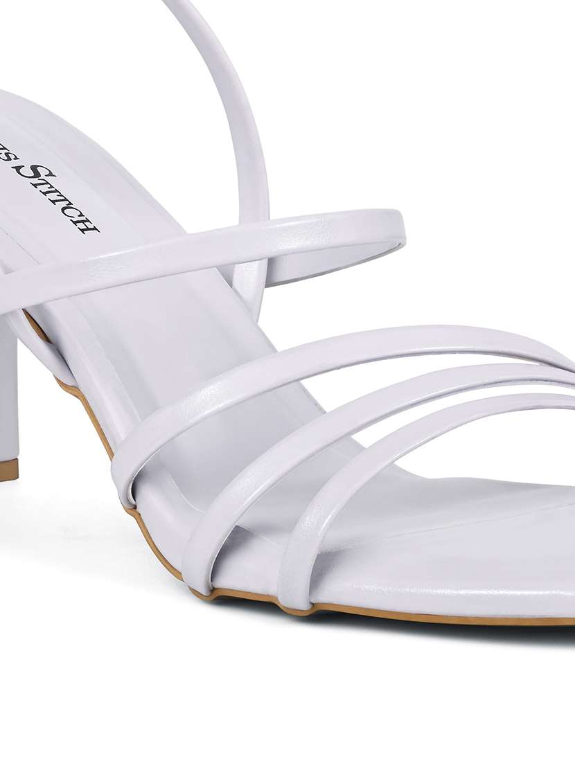 women beige strappy block heel sandal  - 21980375 -  Standard Image - 5