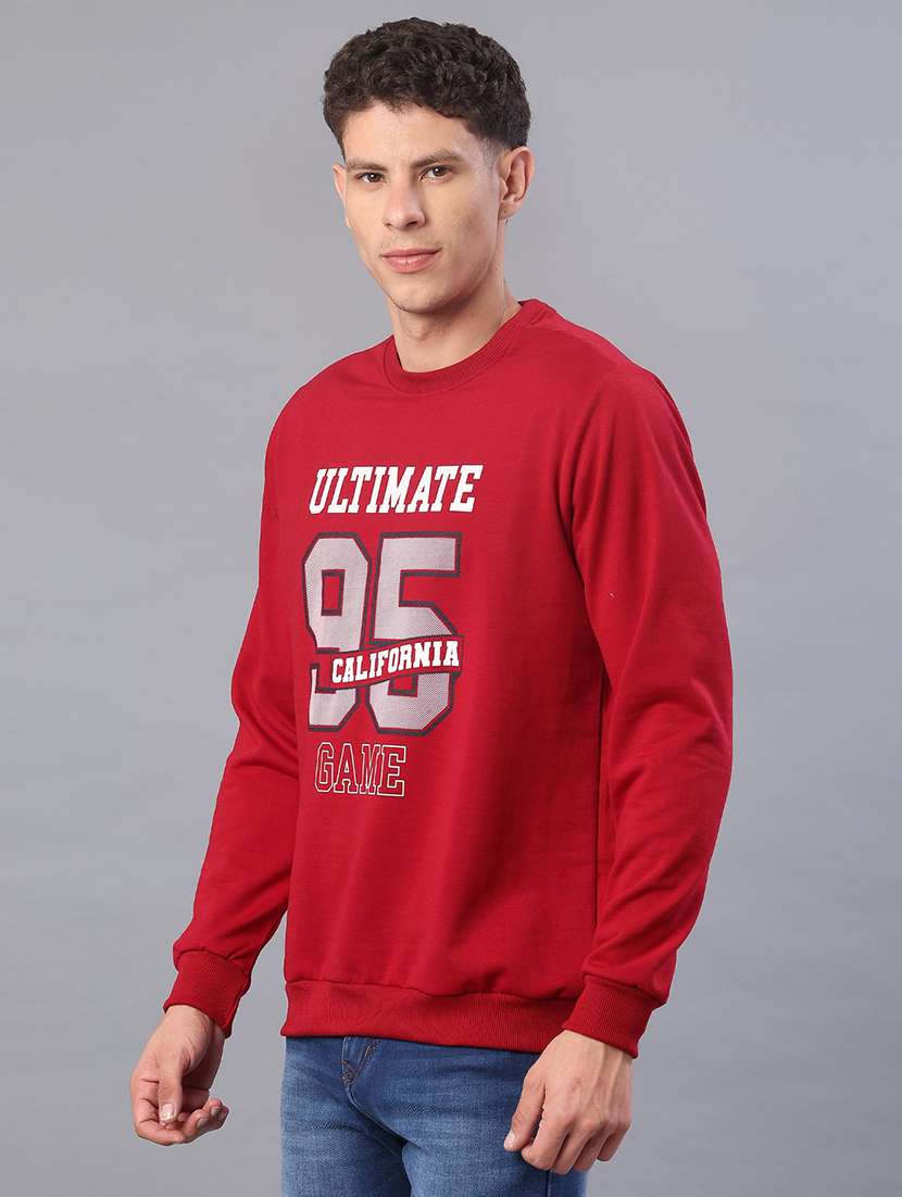 men printed long sleeve sweatshirt - 21980457 -  Standard Image - 3