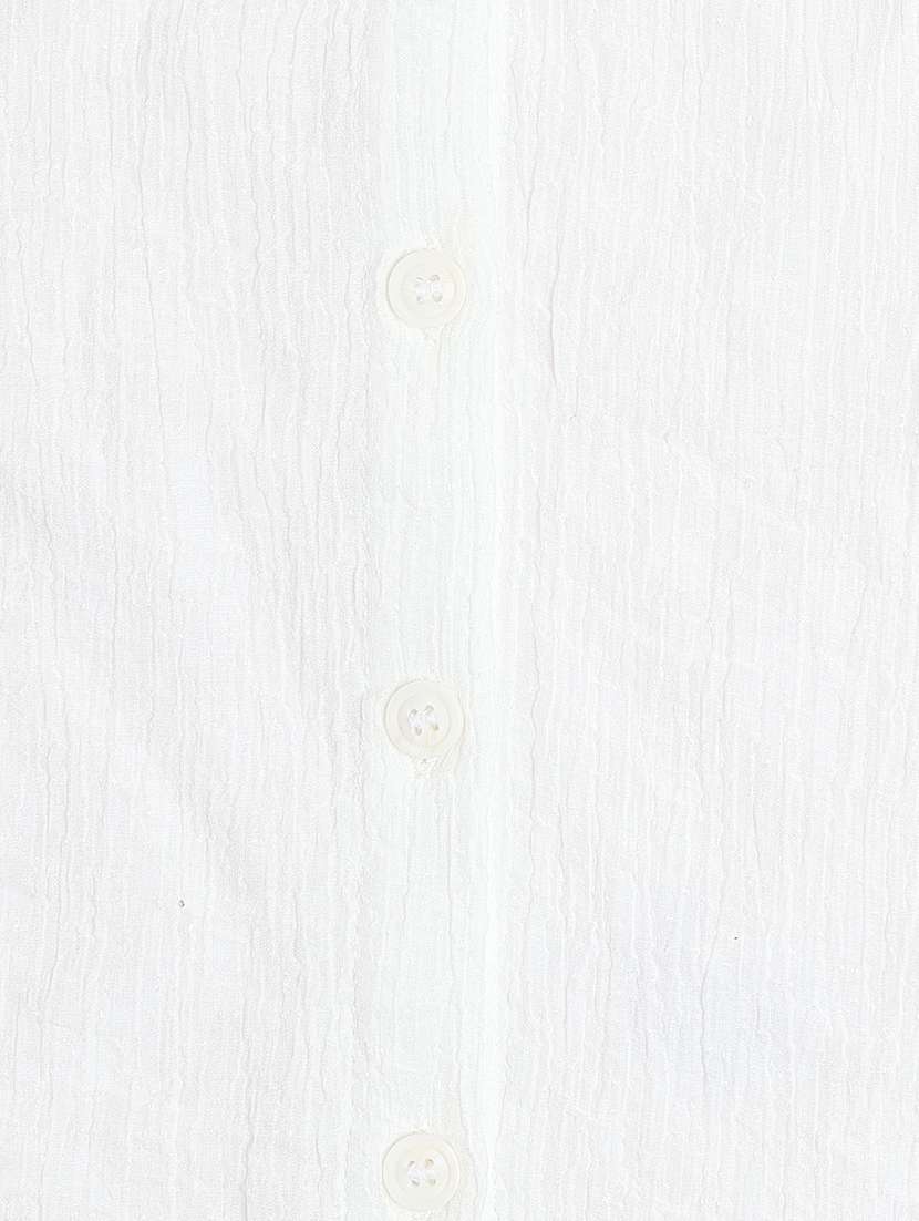 boys solid with work short sleeves shirt - 21980643 -  Standard Image - 3