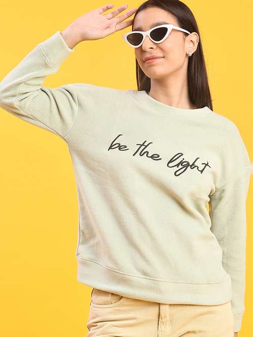 women printed long sleeve sweatshirt - 21980754 -  Standard Image - 0