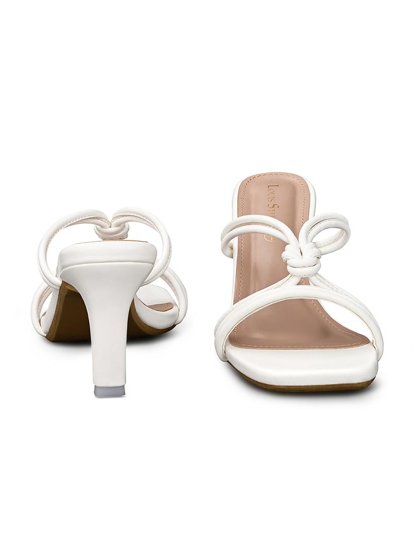 women solid slip on heels - 21980920 - Standard Image - 3