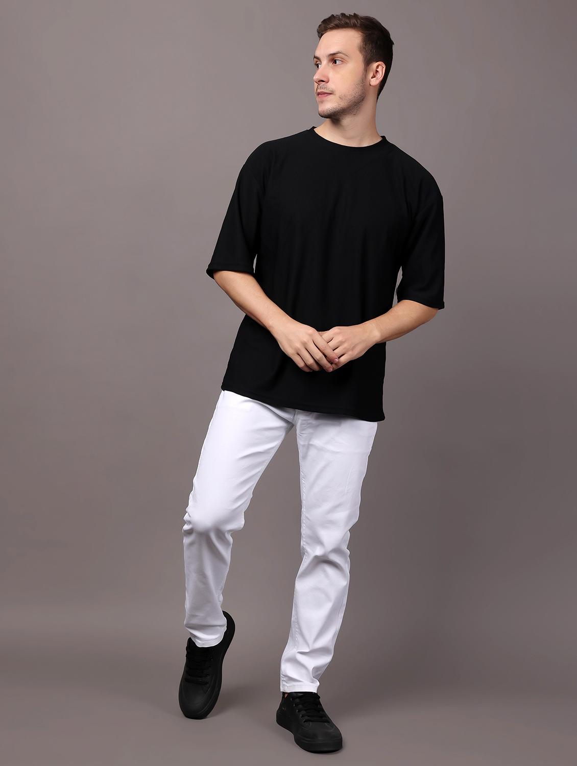 men white mid rise full length jeans - 21980954 - Standard Image - 3