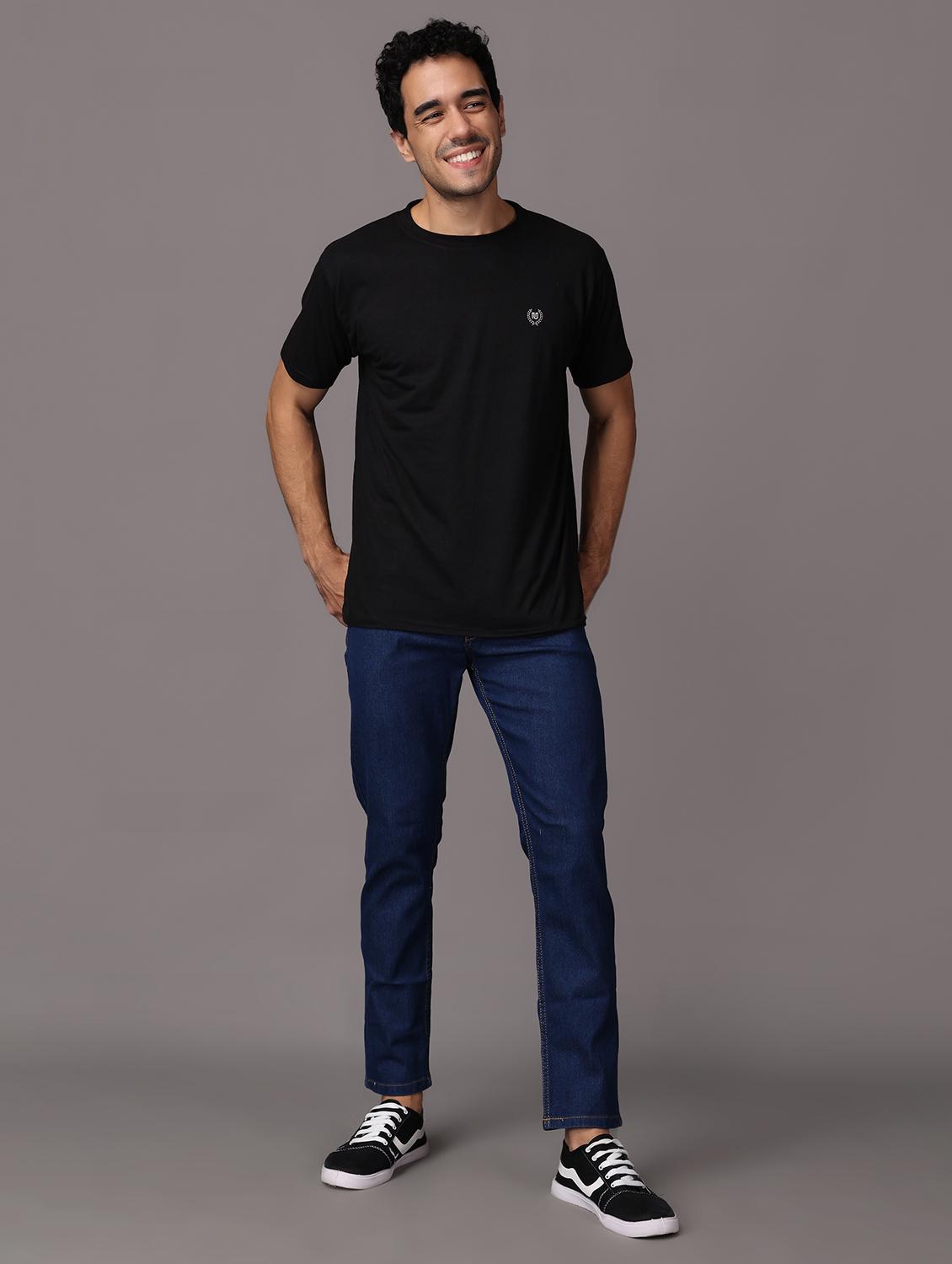 men blue mid rise full length jeans - 21980957 - Standard Image - 3