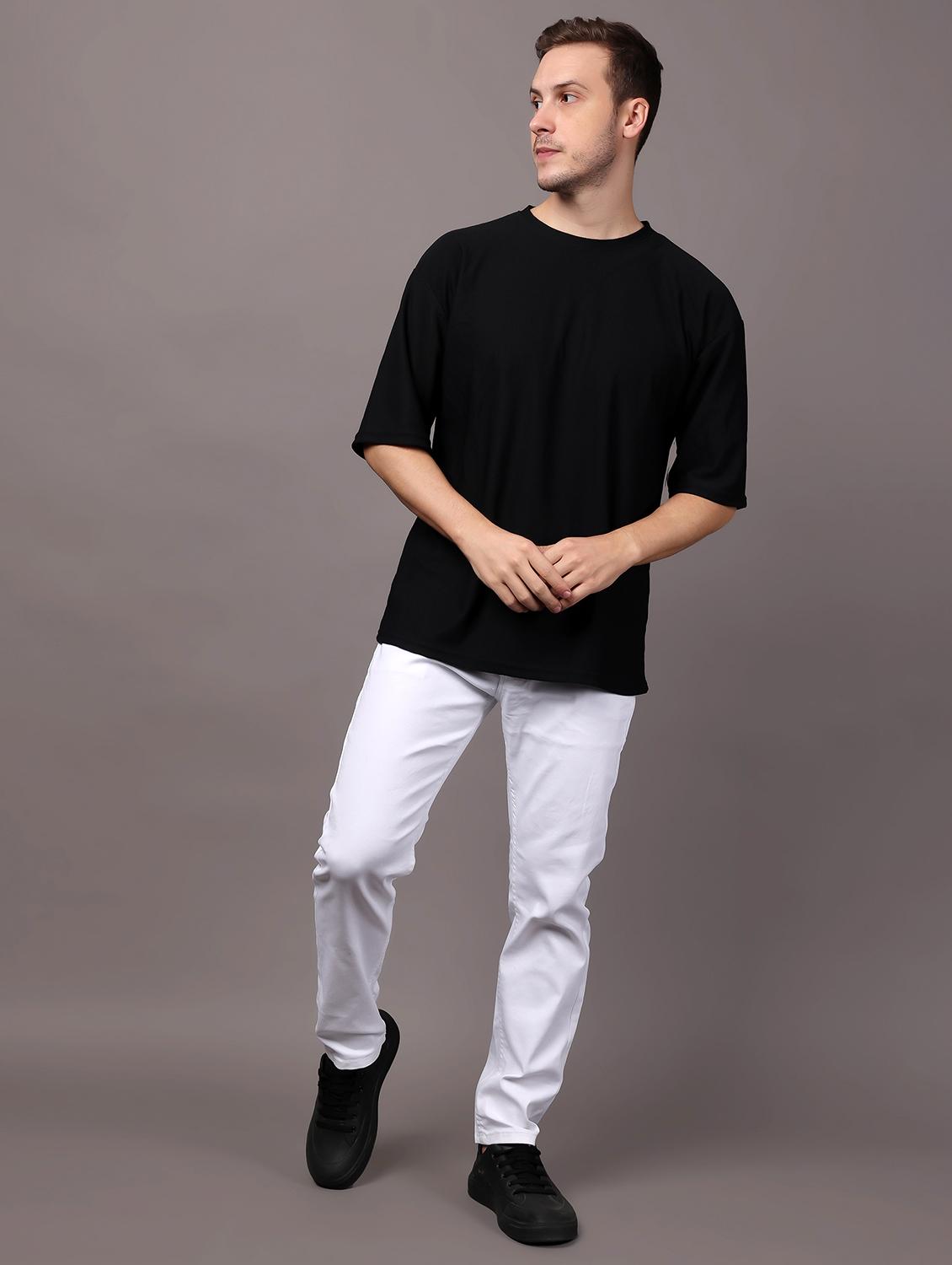men white mid rise full length jeans - 21980959 - Standard Image - 3