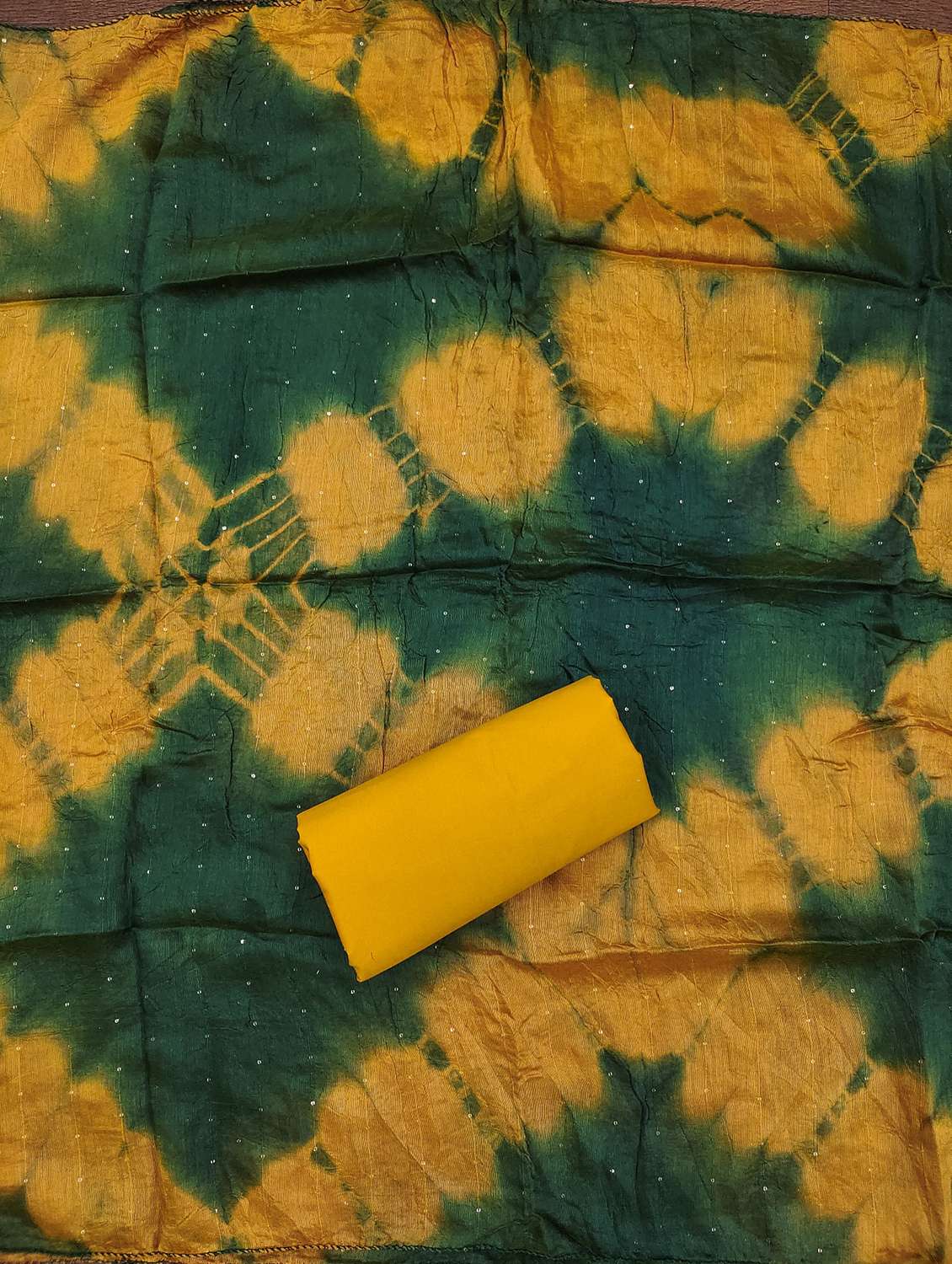 women solid with work embroidered unstitched suit set - 21980998 -  Standard Image - 3