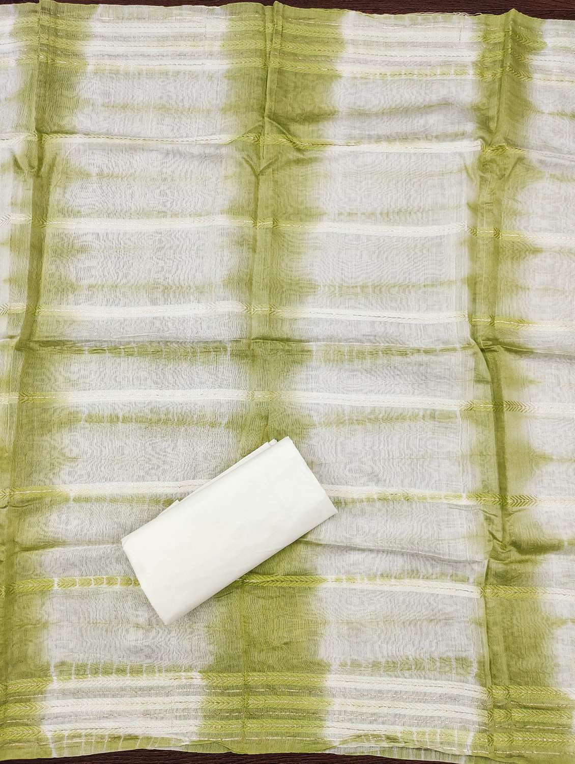 women solid with work embroidered unstitched suit set - 21981002 -  Standard Image - 3