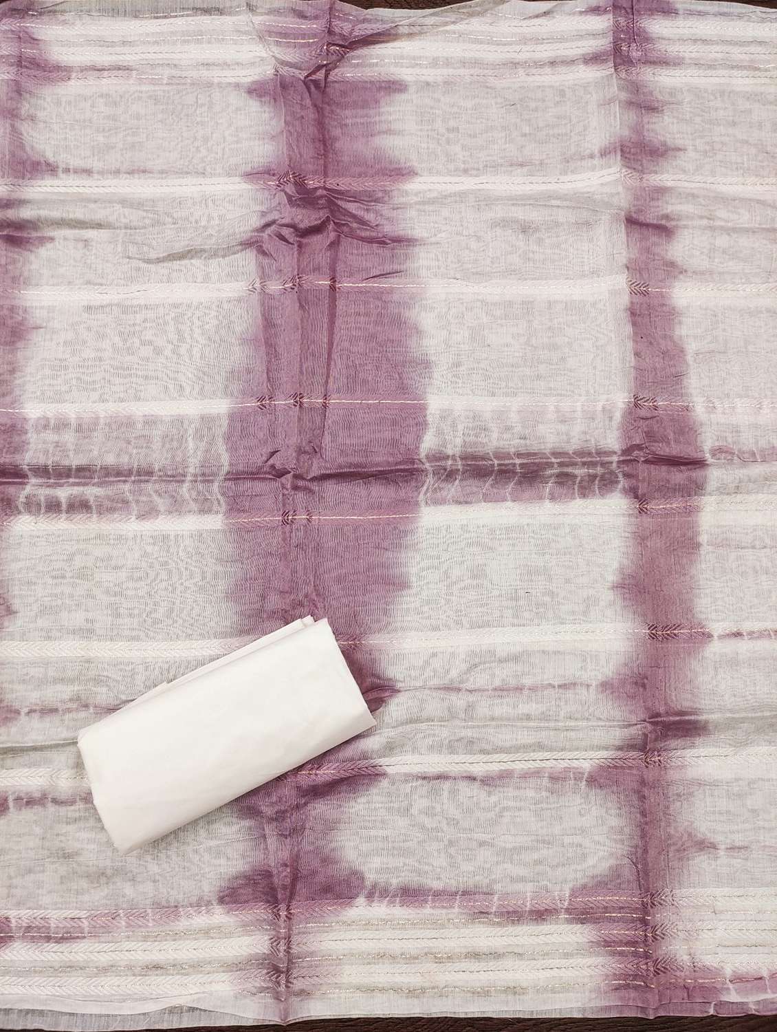 women solid with work embroidered unstitched suit set - 21981003 -  Standard Image - 3