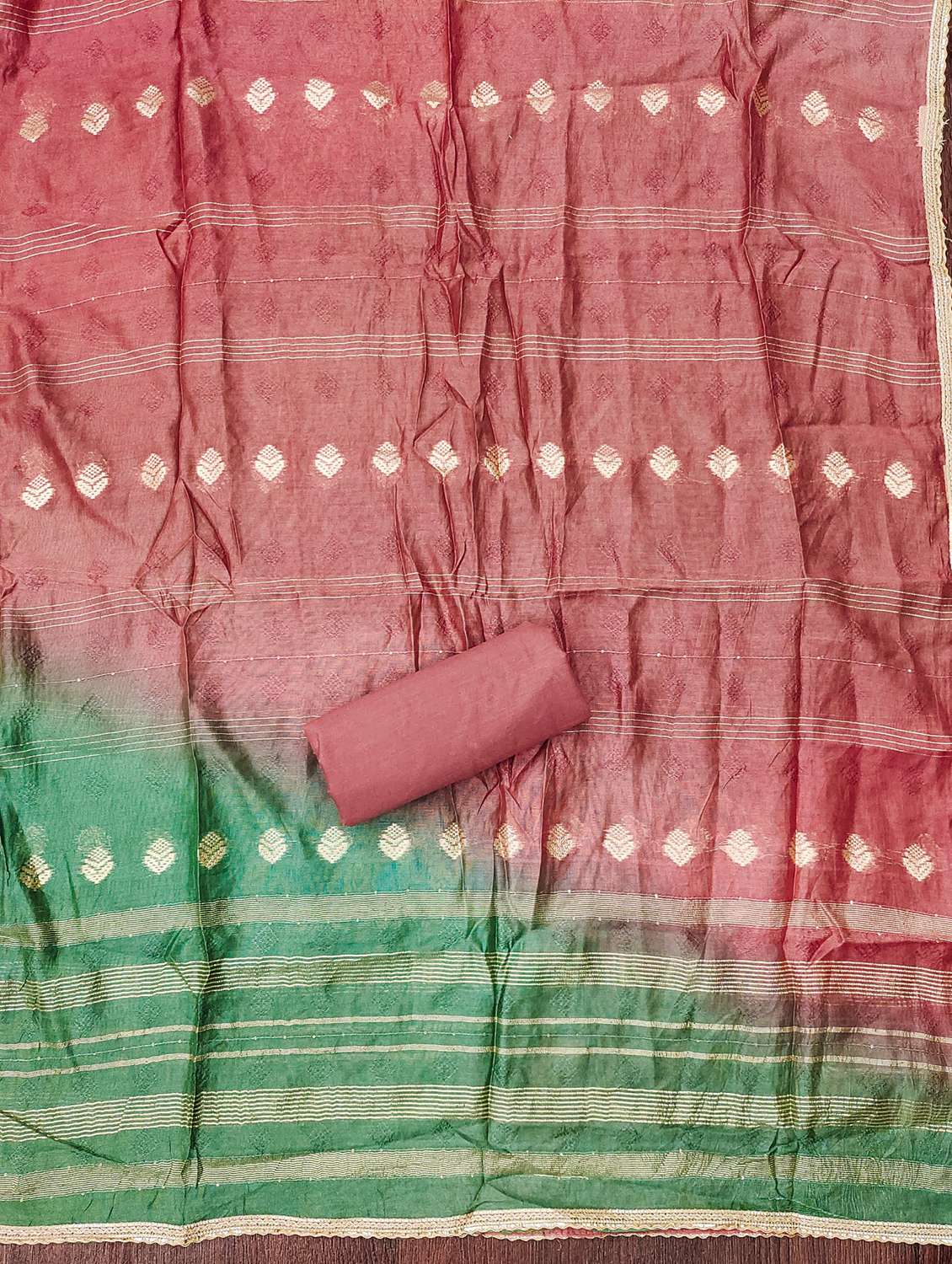 women embroidered unstitched suit set - 21981159 -  Standard Image - 3