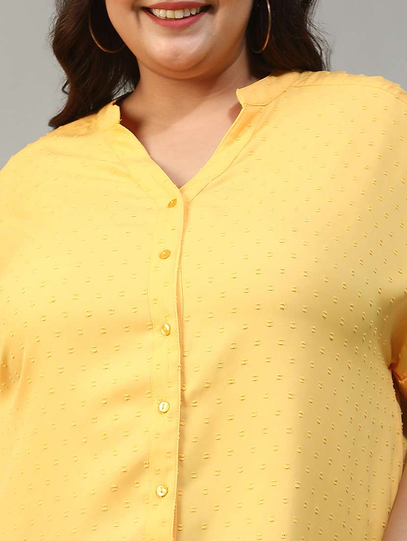 women plus size self designed short sleeve top - 21981191 - Standard Image - 3