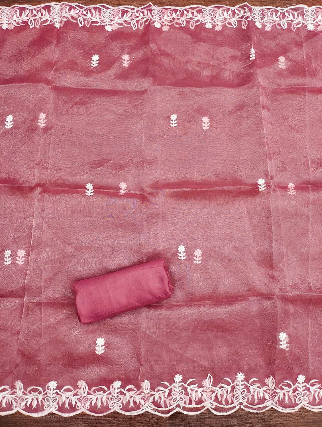 women embroidered unstitched suit set - 21981416 -  Standard Image - 3