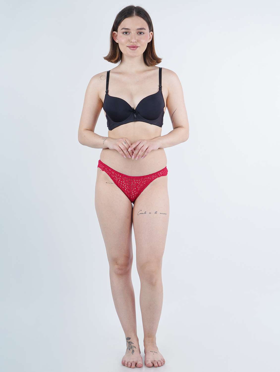 women black solid underwierd push up bra - 21981505 -  Standard Image - 5