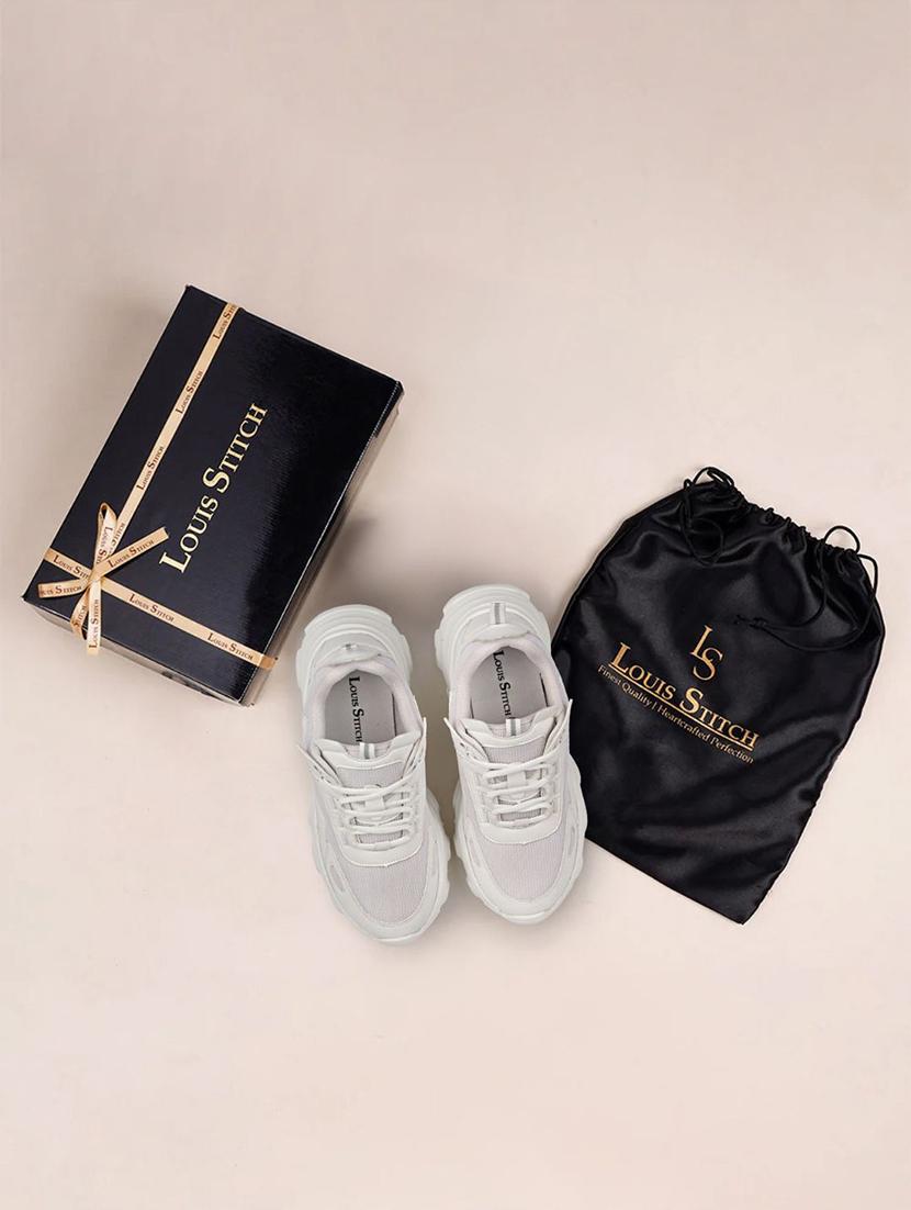 women white lace-up sneaker - 21981511 - Standard Image - 5