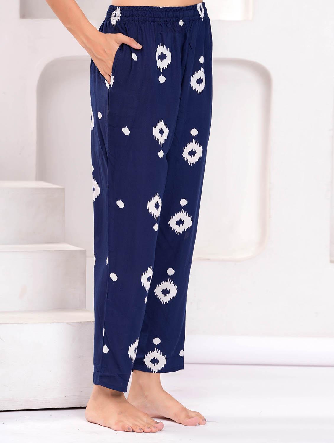 women printed short sleeve nightwear pyjama set - 21981616 - Standard Image - 5