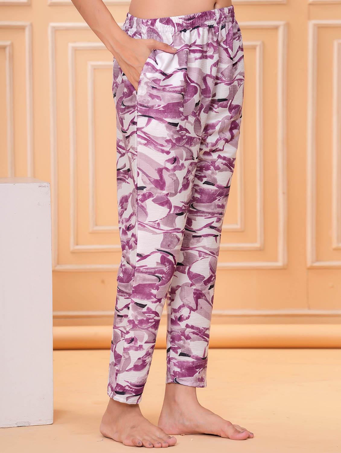 women printed short sleeve nightwear pyjama set - 21981620 - Standard Image - 5