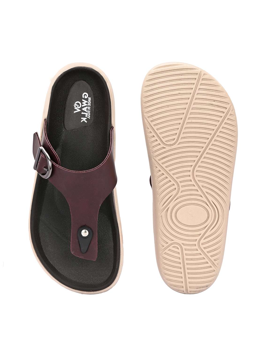 men solid toe separator sandal - 21981677 -  Standard Image - 5