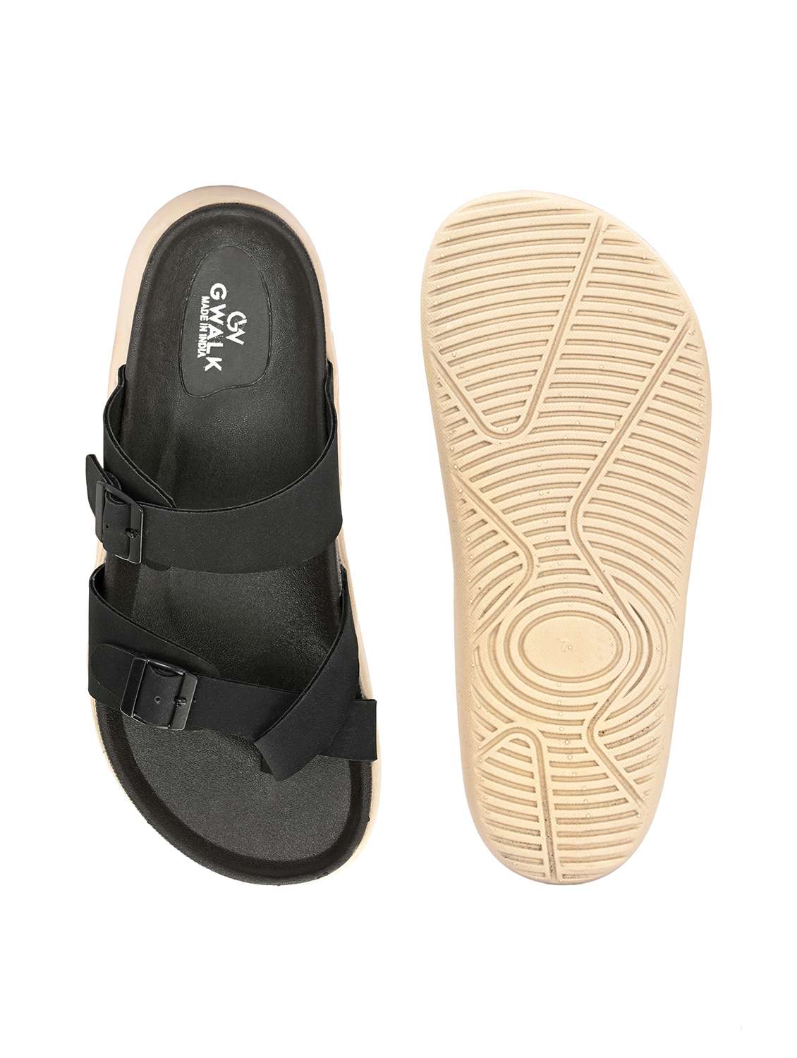 men solid toe separator sandal - 21981694 -  Standard Image - 5