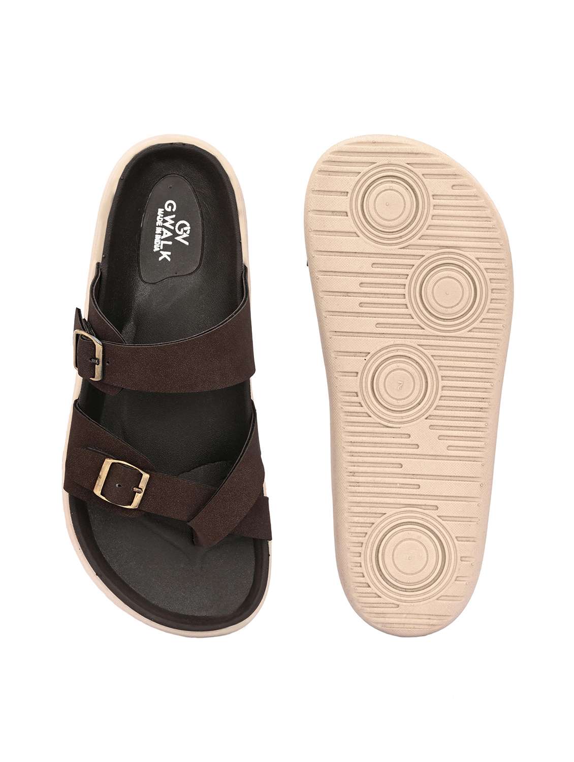 men solid toe separator sandal - 21981695 -  Standard Image - 5