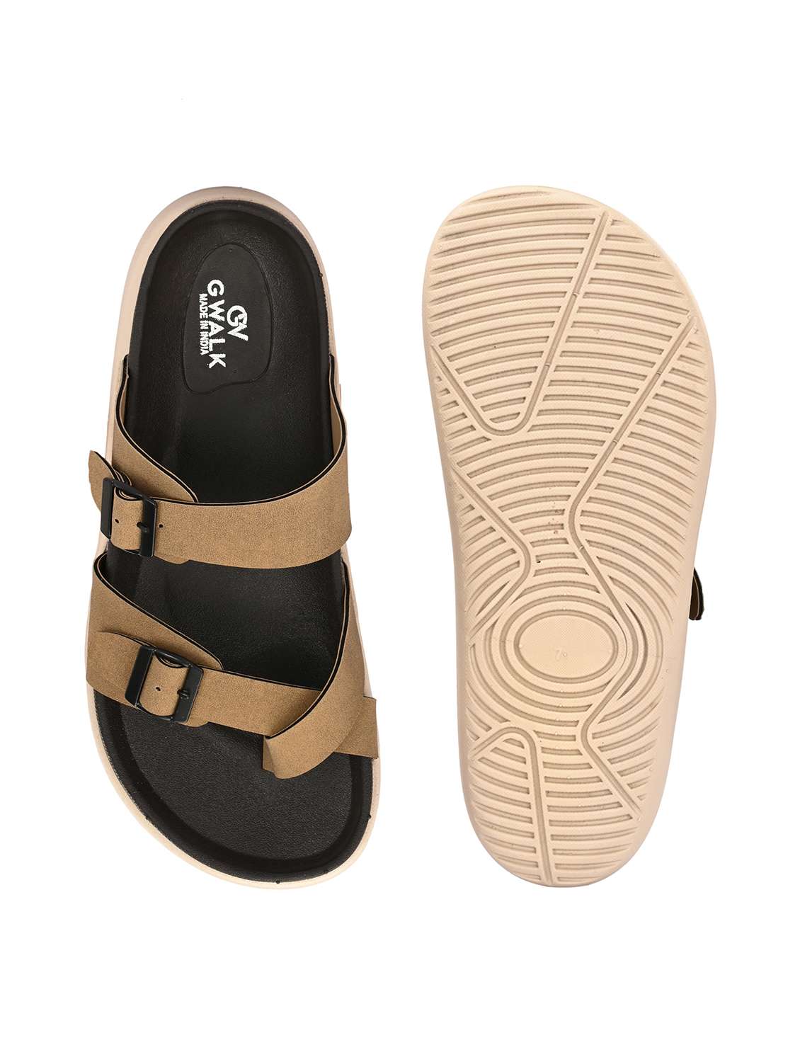 men solid toe separator sandal - 21981696 -  Standard Image - 5