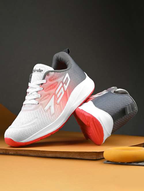 men white lace-up sport shoe - 21981707 -  Standard Image - 0
