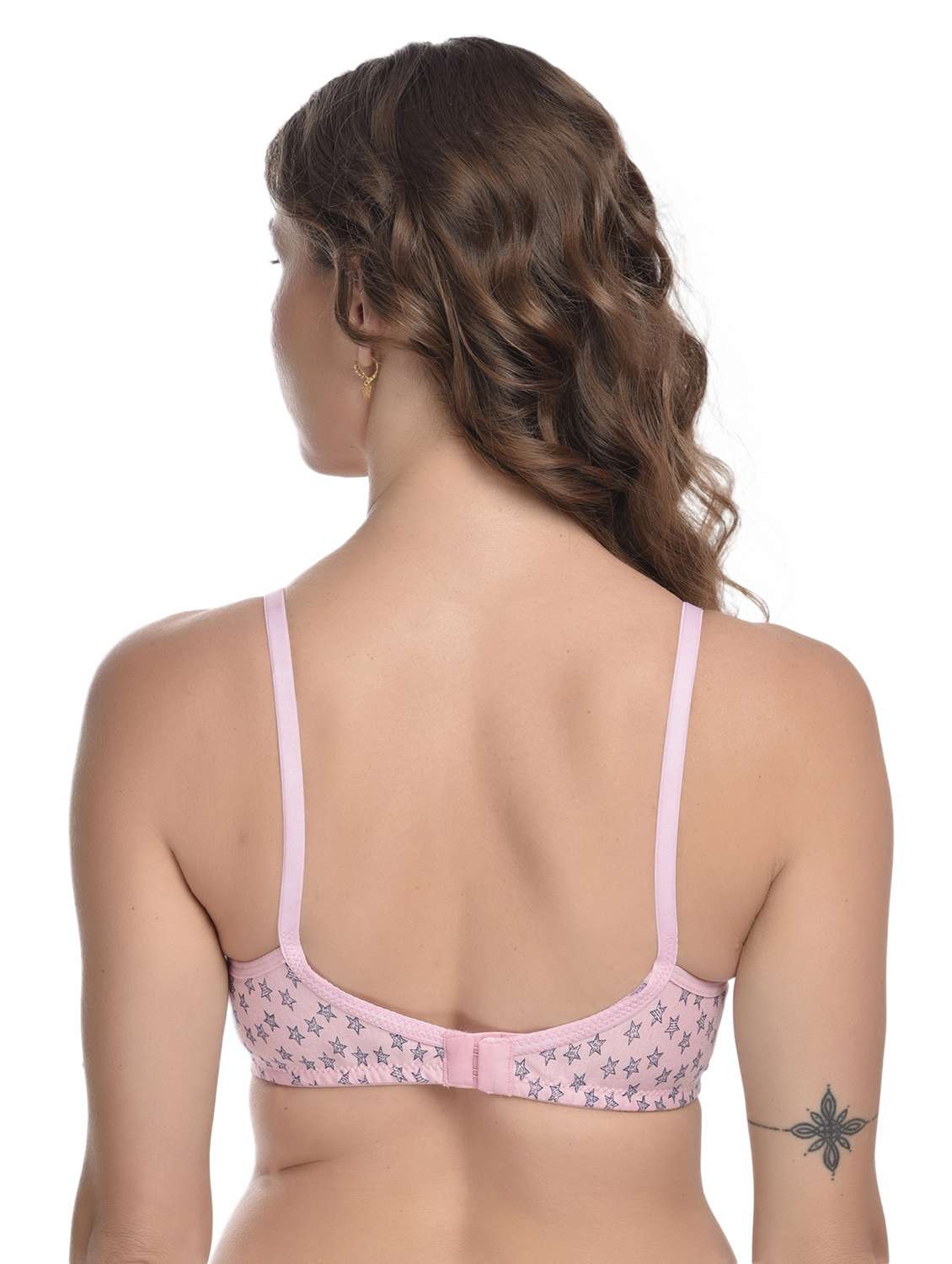 women pack of 3 printed lightly padded t-shirt bra - 21981729 -  Standard Image - 5