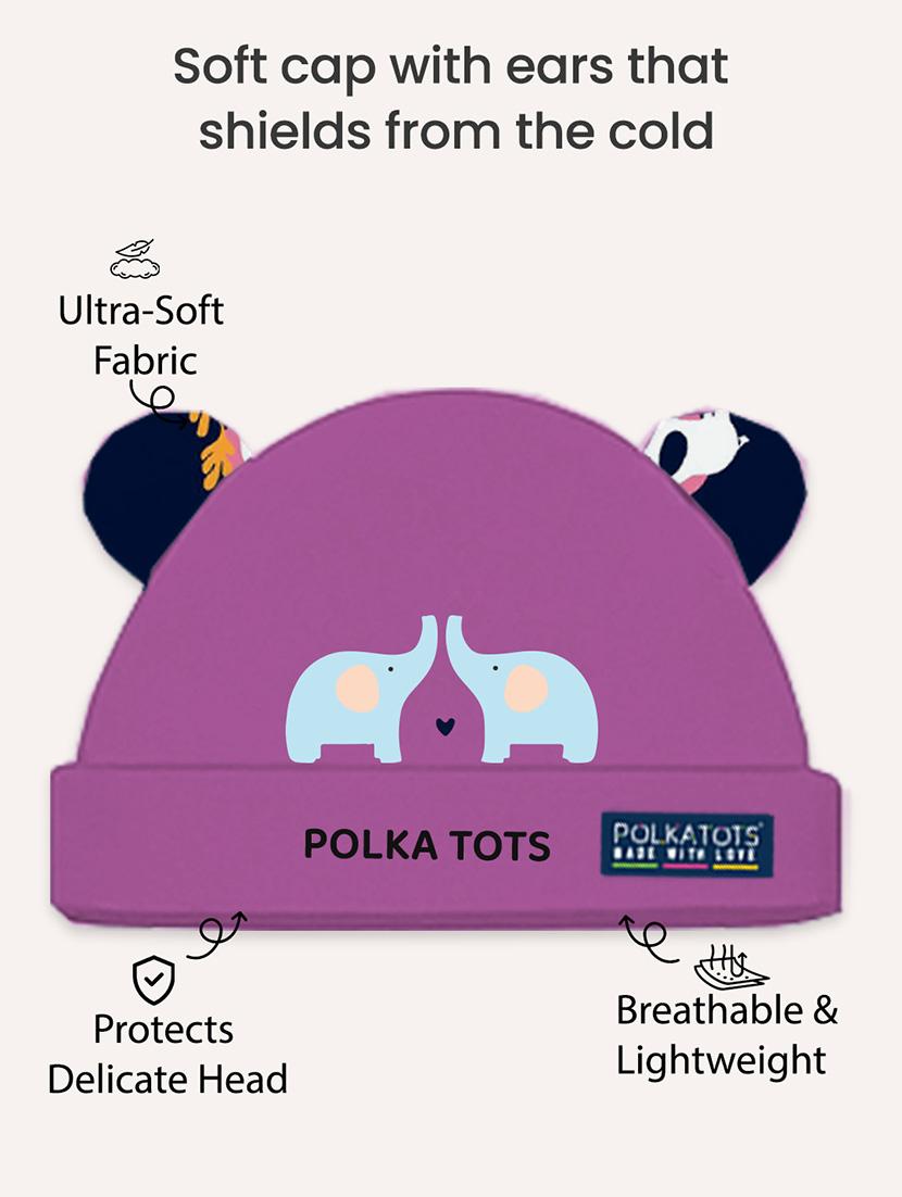 polka tots cotton pack of 6 mini hamper set elephant print - 21981756 - Standard Image - 5