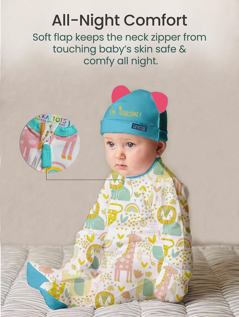 polka tots cotton pack of 10 jumbo hamper set jungle print - 21981757 - Standard Image - 3