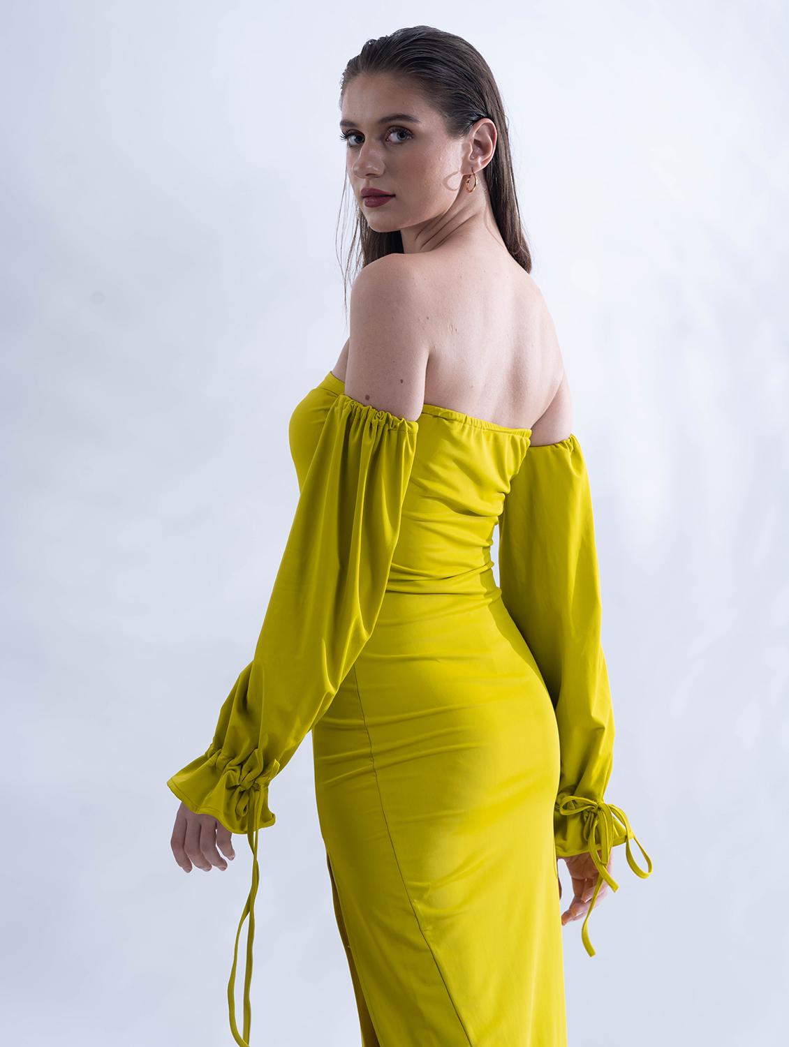 women solid off shoulder bodycon dress - 21981782 - Standard Image - 3