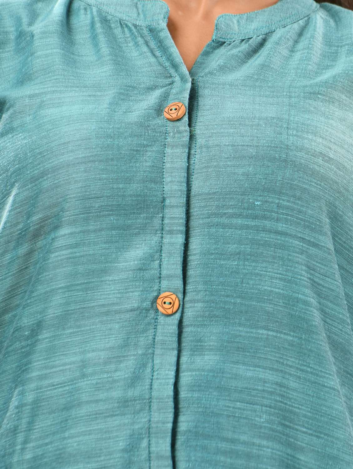 women self design three quarter sleeve a-line kurta - 21981842 -  Standard Image - 5