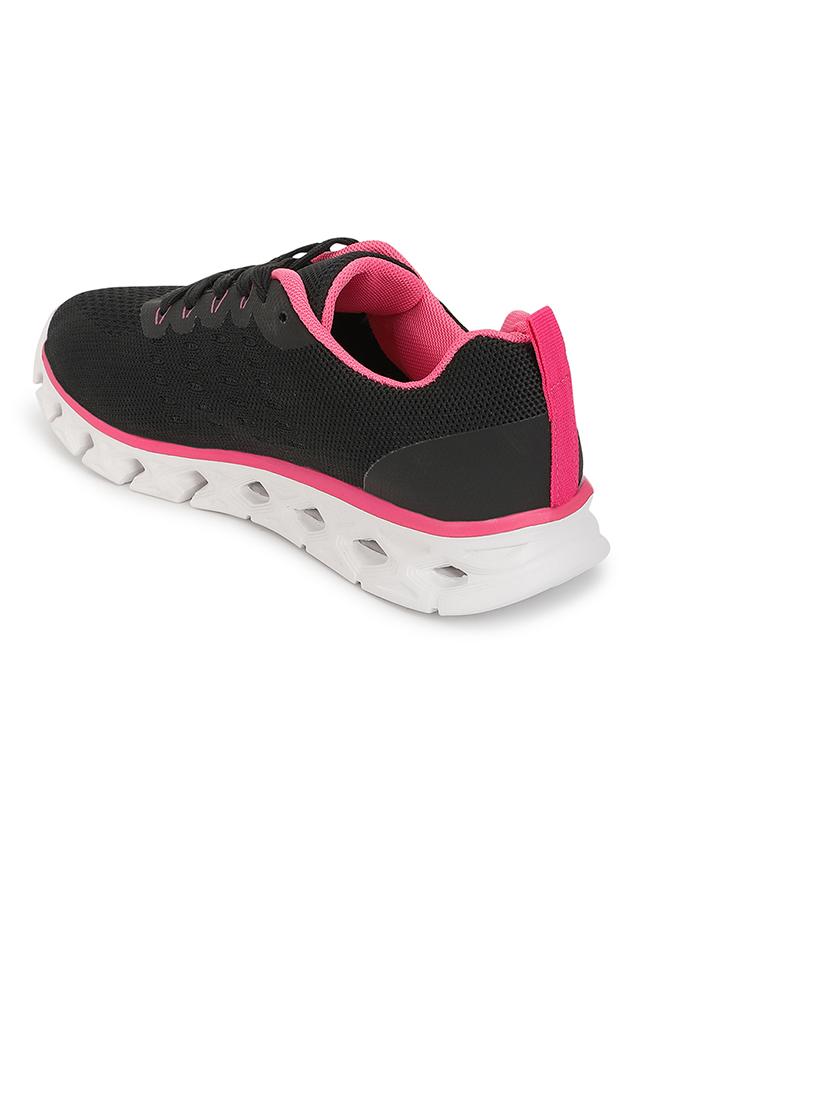 women black lace-up sports shoe - 21981876 - Standard Image - 3