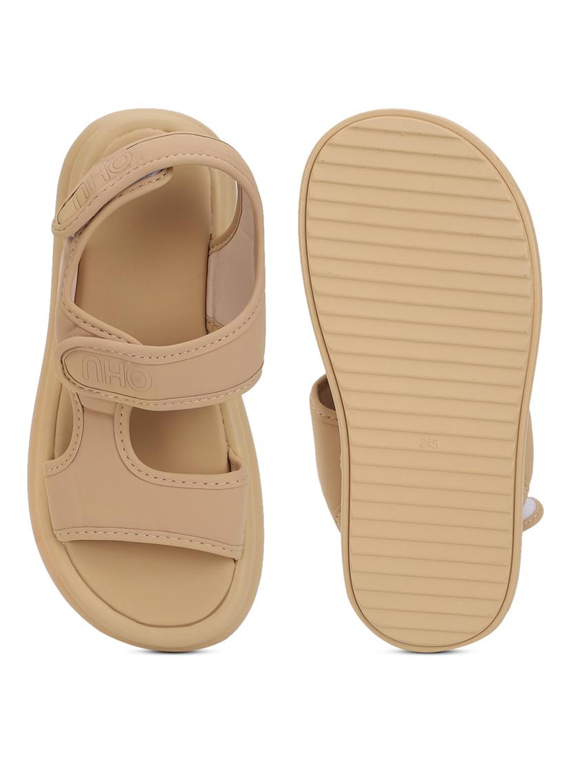 women beige back strap platform sandal - 21981903 - Standard Image - 5