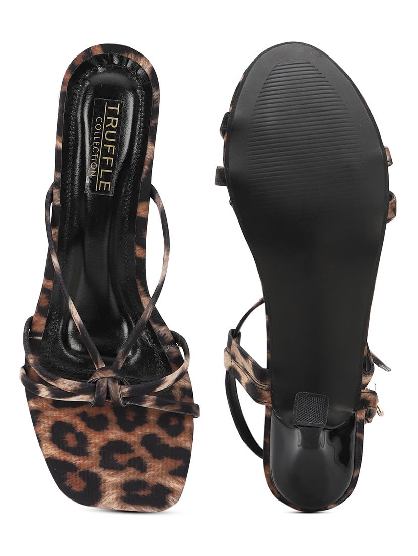 women animal print slip on sandal - 21981907 - Standard Image - 5