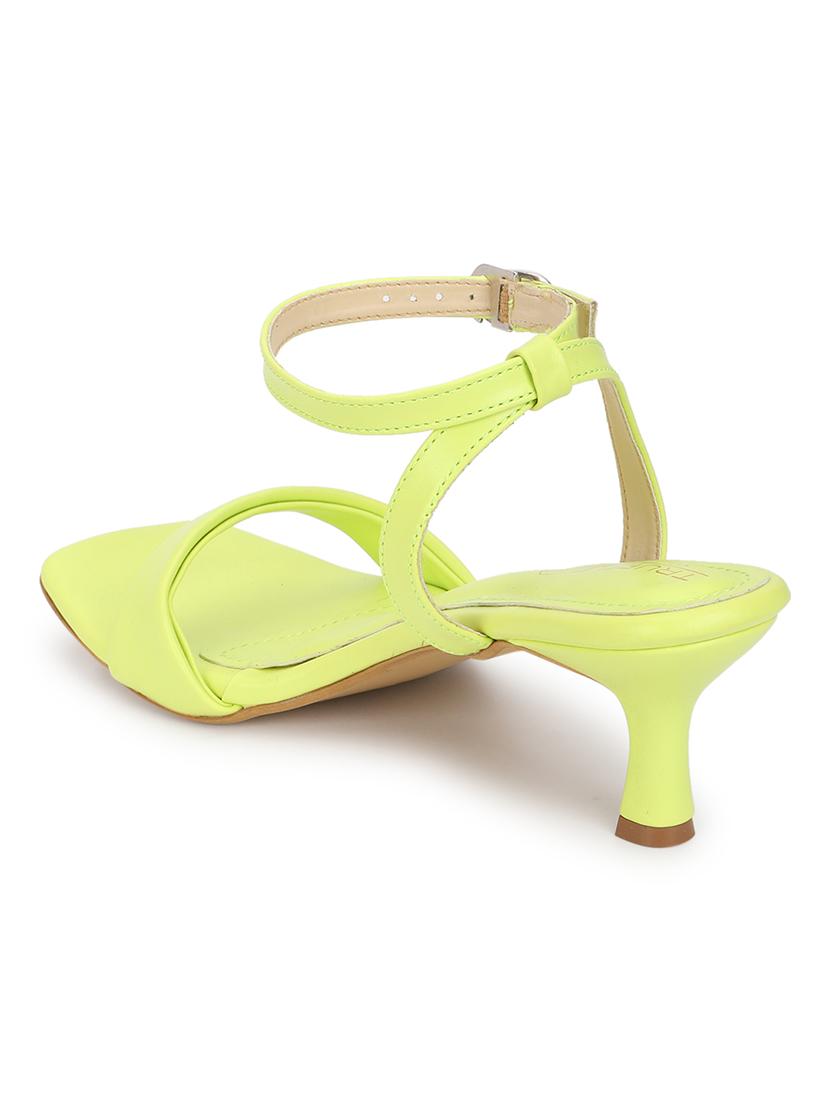 women lime ankle strap sandal - 21981909 - Standard Image - 3