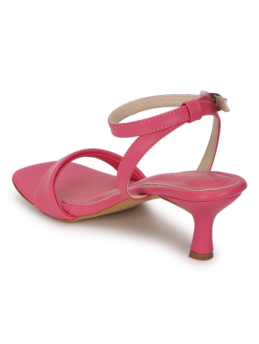 women pink ankle strap sandal - 21981910 - Standard Image - 3