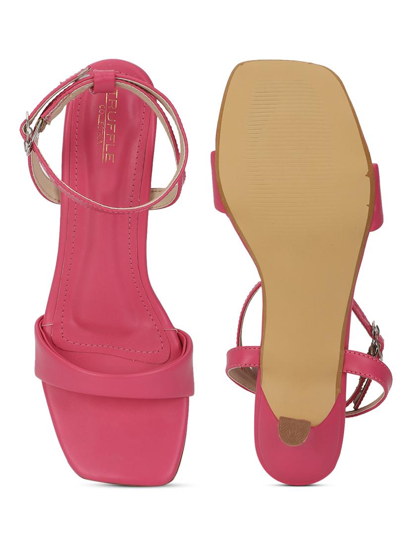 women pink ankle strap sandal - 21981910 - Standard Image - 5