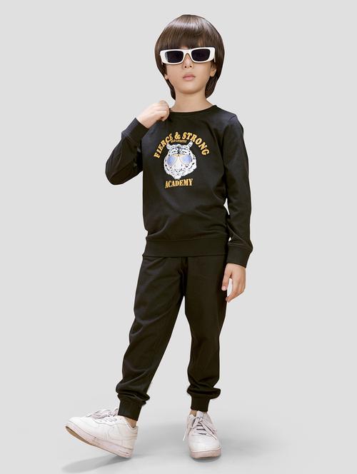 boys printed long sleeve full length co-ords set - 21982255 -  Standard Image - 0