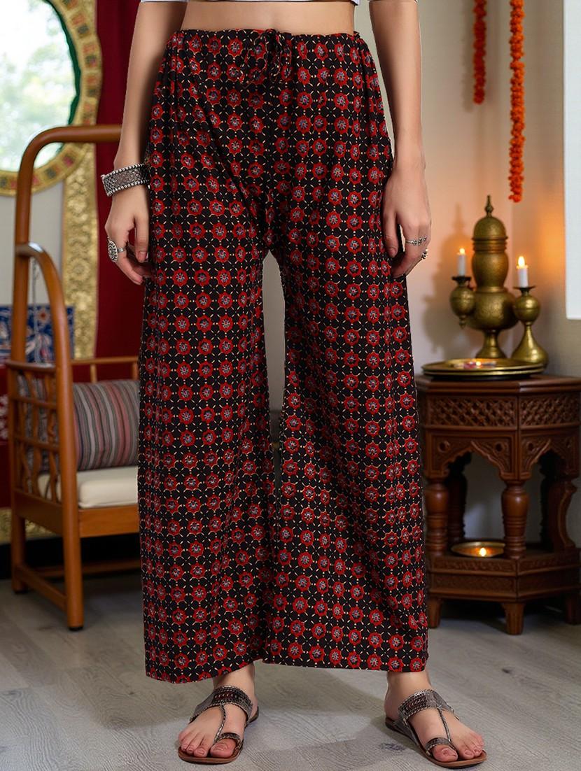 women three quarter sleeve kurta palazzo with dupatta set - 21982289 - Standard Image - 5