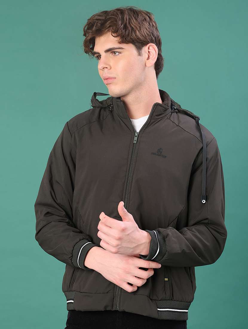 men solid long sleeve regualr fit casual jacket - 21982317 -  Standard Image - 3