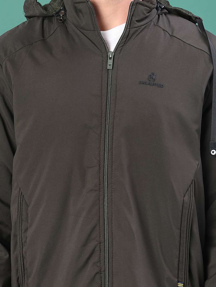 men solid long sleeve regualr fit casual jacket - 21982317 -  Standard Image - 5